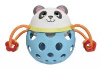 Chrastítko medvídek/panda 10 cm, 2 druhy